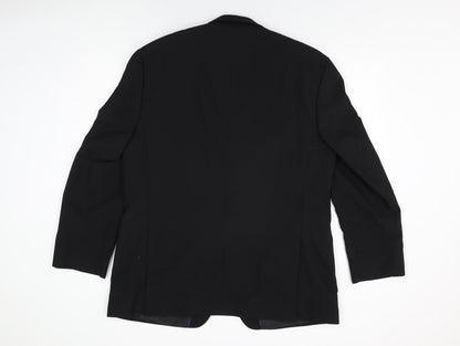 Mens UK Size 44 Evolution Regular Black Suit Jacket