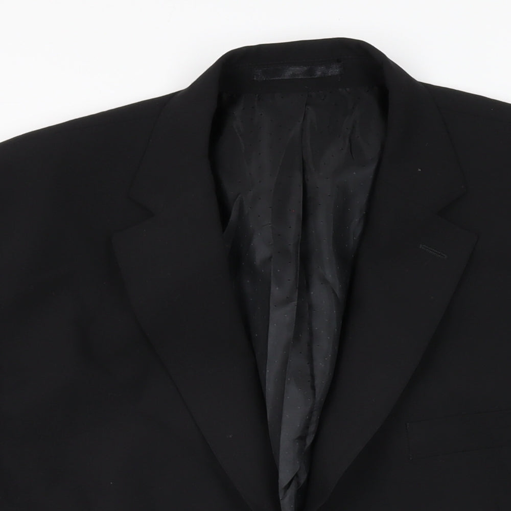 Mens UK Size 44 Evolution Regular Black Suit Jacket