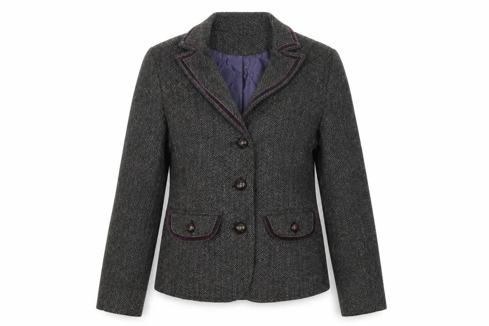 Womens UK Size 8 Crew Clothing Grey Jacket