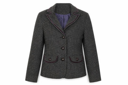 Womens UK Size 8 Crew Clothing Grey Jacket