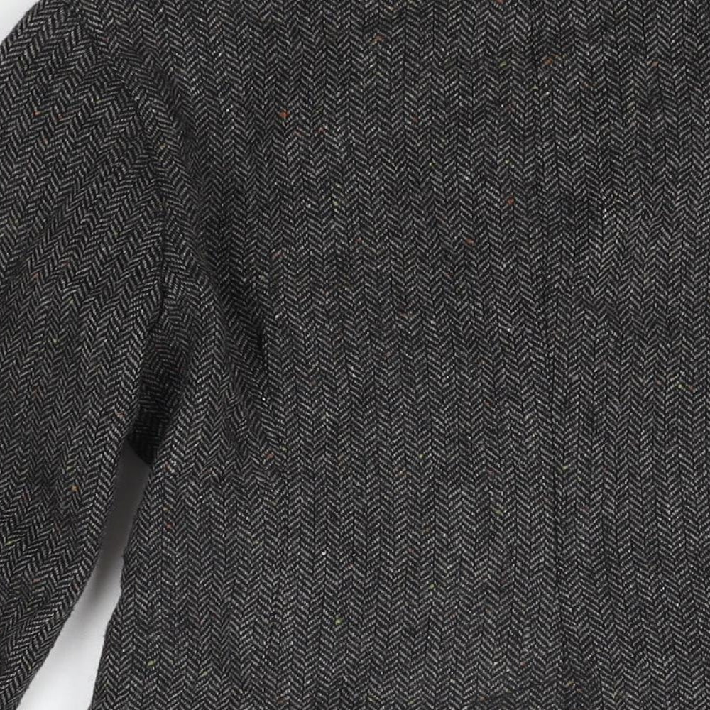 Crew Clothing Womens Grey Jacket Size 8 Button