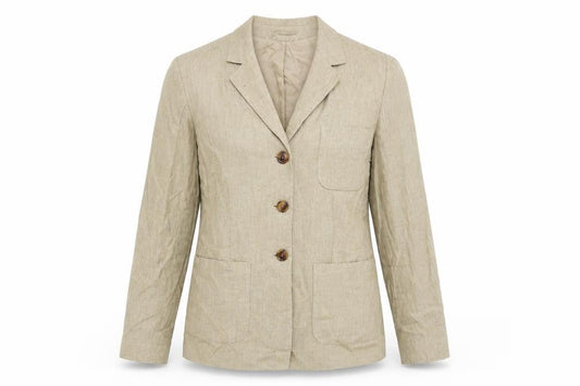 Womens UK Size 12 Classics Beige Jacket