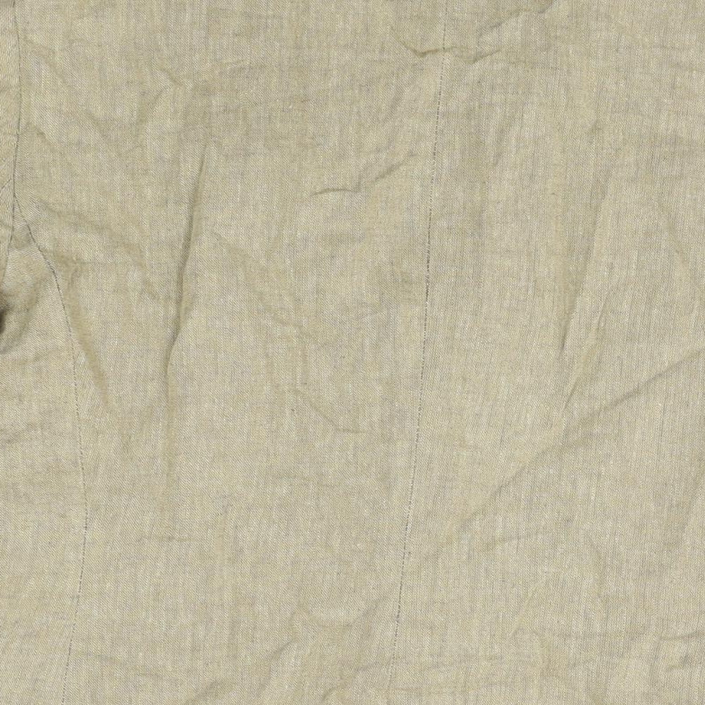 Classics Womens Beige Jacket Size 12 Button