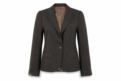 Oasis Womens Brown Wool Jacket Blazer Size 12