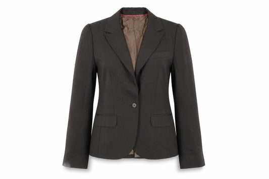 Oasis Womens Brown Wool Jacket Blazer Size 12