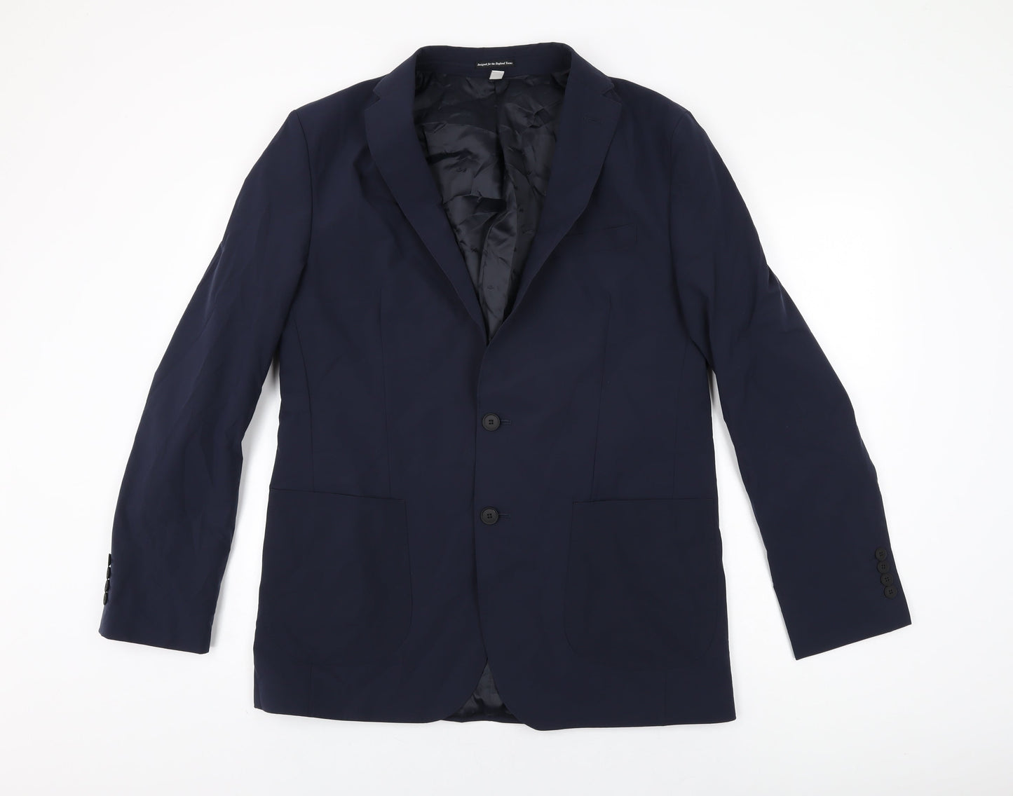 Mens UK Size 42 Marks and Spencer Regular Blue Suit Jacket
