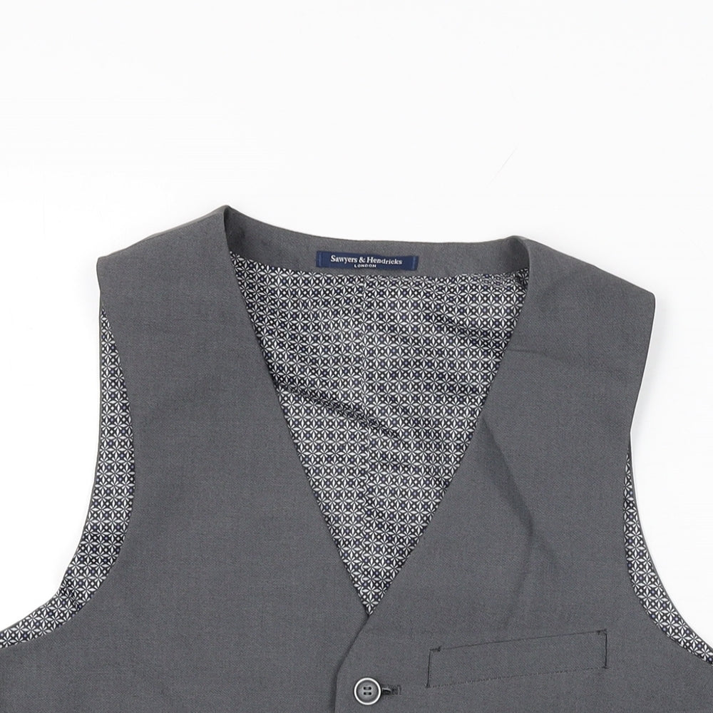 Mens UK Size 40 Sawyers & Hendricks Regular Grey Suit Jacket