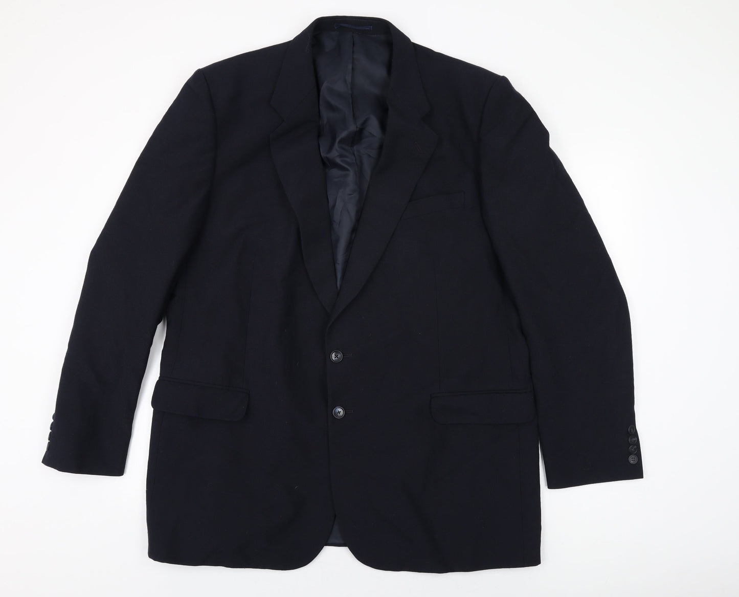 Mens UK Size 46 St Michael Regular Blue Suit Jacket