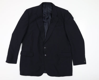 Mens UK Size 46 St Michael Regular Blue Suit Jacket