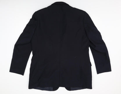Mens UK Size 46 St Michael Regular Blue Suit Jacket