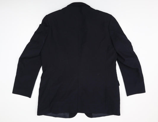 Mens UK Size 46 St Michael Regular Blue Suit Jacket