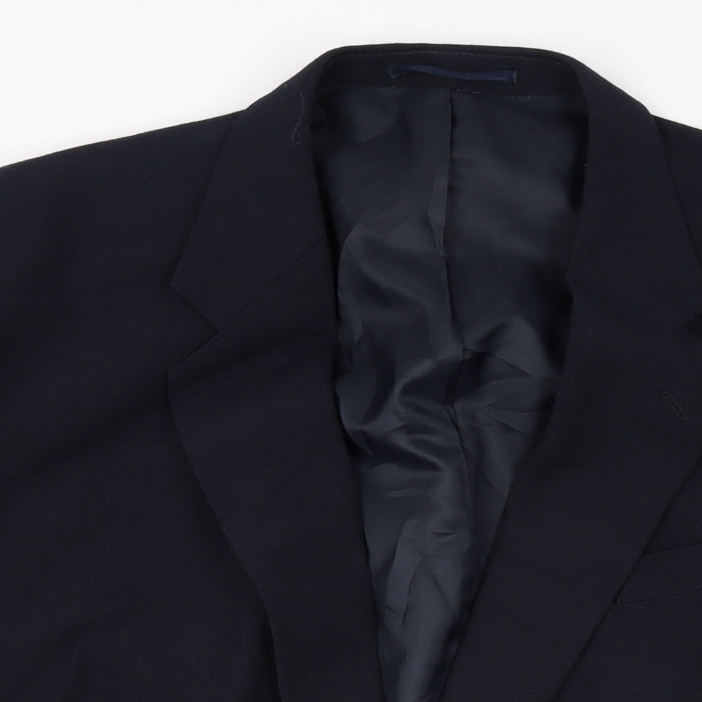 Mens UK Size 46 St Michael Regular Blue Suit Jacket