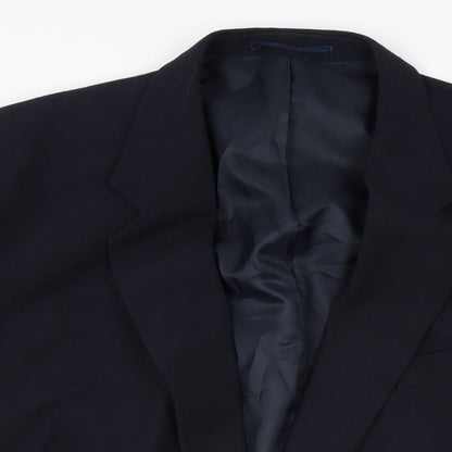 Mens UK Size 46 St Michael Regular Blue Suit Jacket