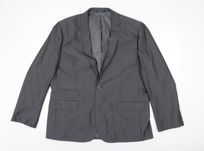 Mens UK Size 48 Sawyers & Hendricks Regular Grey Suit Jacket
