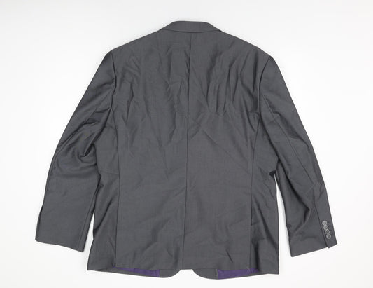 Mens UK Size 48 Sawyers & Hendricks Regular Grey Suit Jacket