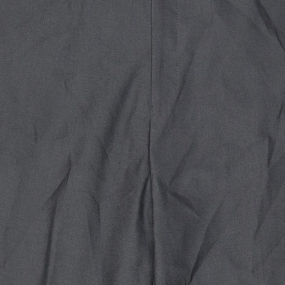 Sawyers & Hendricks Mens Grey Polyester Trousers Size 42 in L30 in Regular Zip