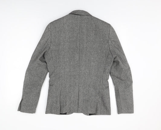 Mens UK Size 36 H&M Regular Grey Suit Jacket