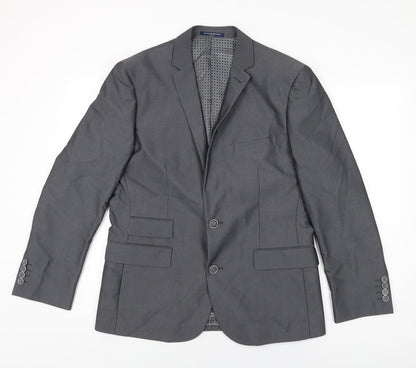 Mens UK Size 40 Sawyers & Hendricks Regular Grey Suit Jacket