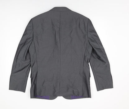 Mens UK Size 40 Sawyers & Hendricks Regular Grey Suit Jacket