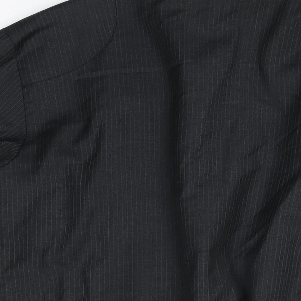 Mens UK Size S Modern Amusement Black Jacket