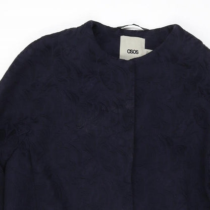 Womens UK Size 6 ASOS Blue Overcoat