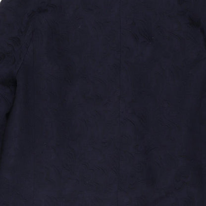 Womens UK Size 6 ASOS Blue Overcoat