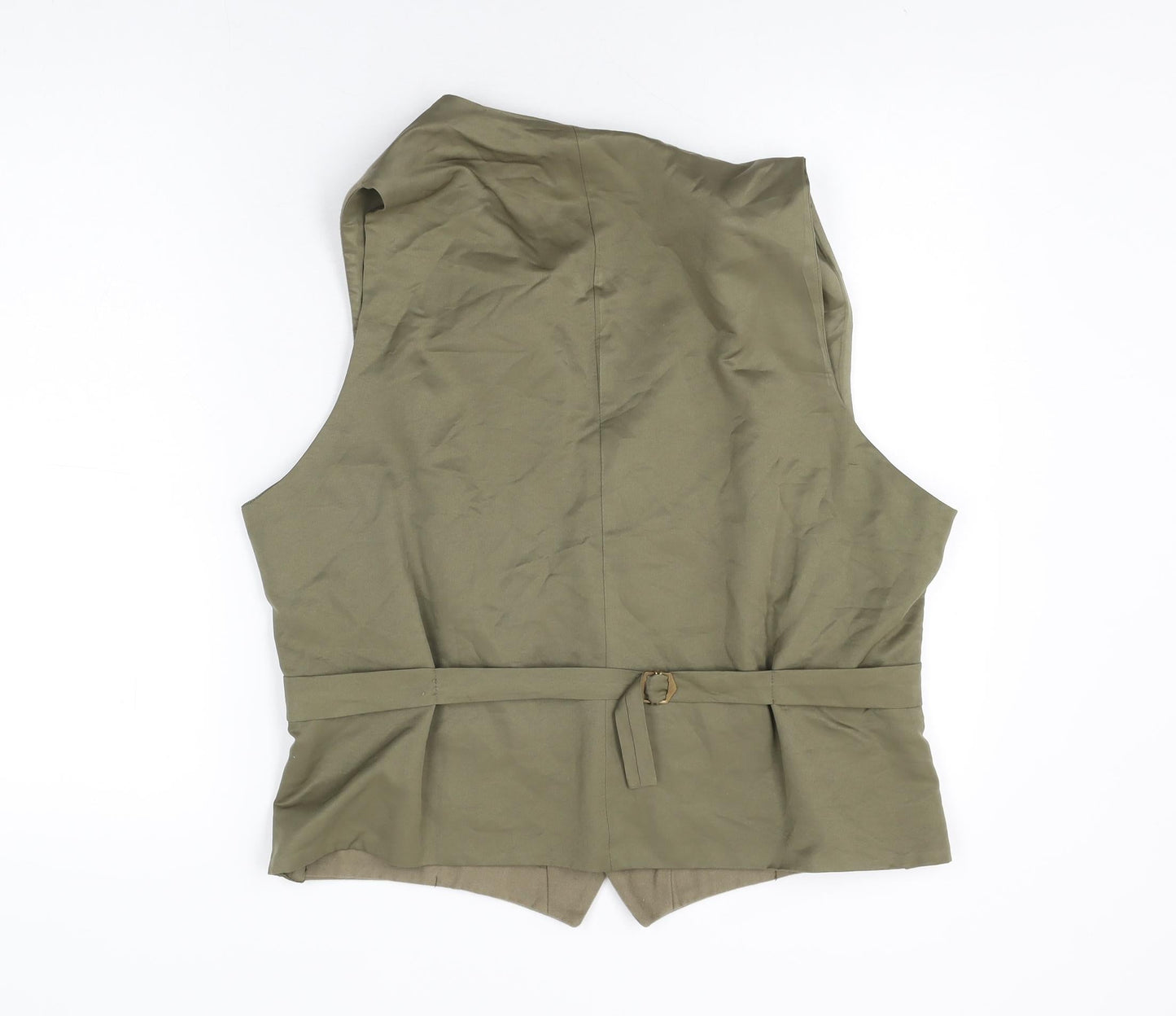 Carabou Mens Green Cotton Jacket Suit Waistcoat Size M Regular