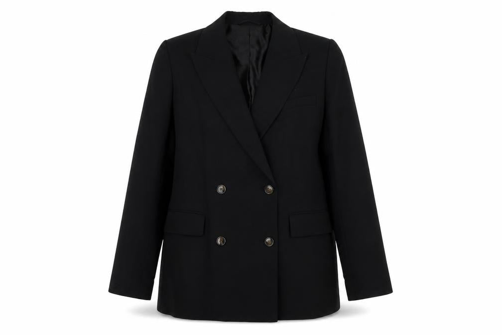 Marks and Spencer Womens Black Polyester Jacket Suit Jacket Size 12