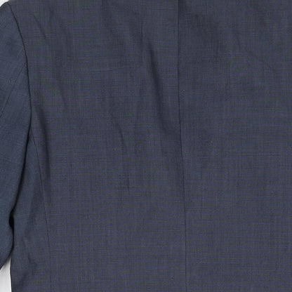 Mens UK Size 36 Topman Regular Blue Suit Jacket