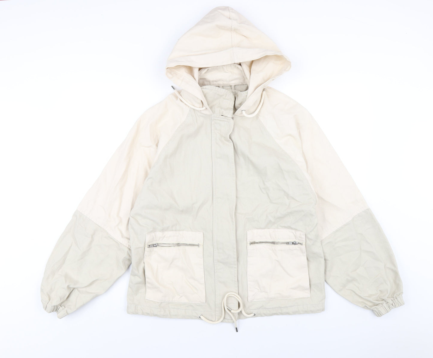 Womens UK Size M Topshop Beige Jacket