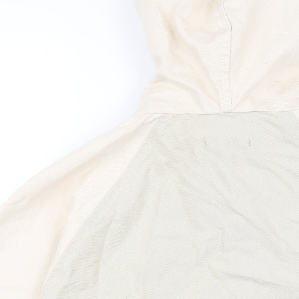 Womens UK Size M Topshop Beige Jacket