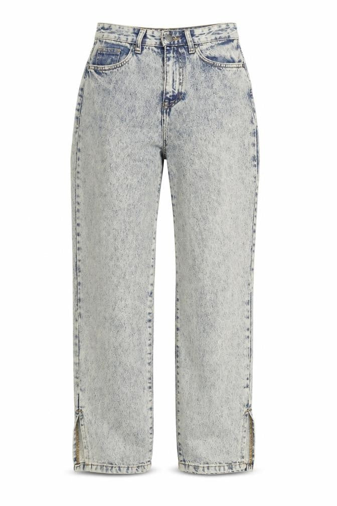 Womens UK Size 8 Nasty Gal Regular Fit Straight Blue Jeans