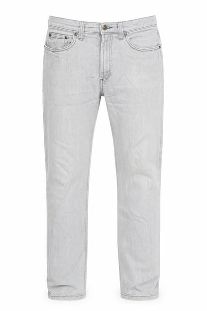 Mens UK Size 30 in Marks and Spencer Regular Fit Straight Grey Jeans