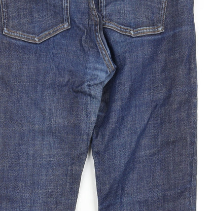 COS Mens Blue Cotton Skinny Jeans Size 29 in L30 in Regular Zip