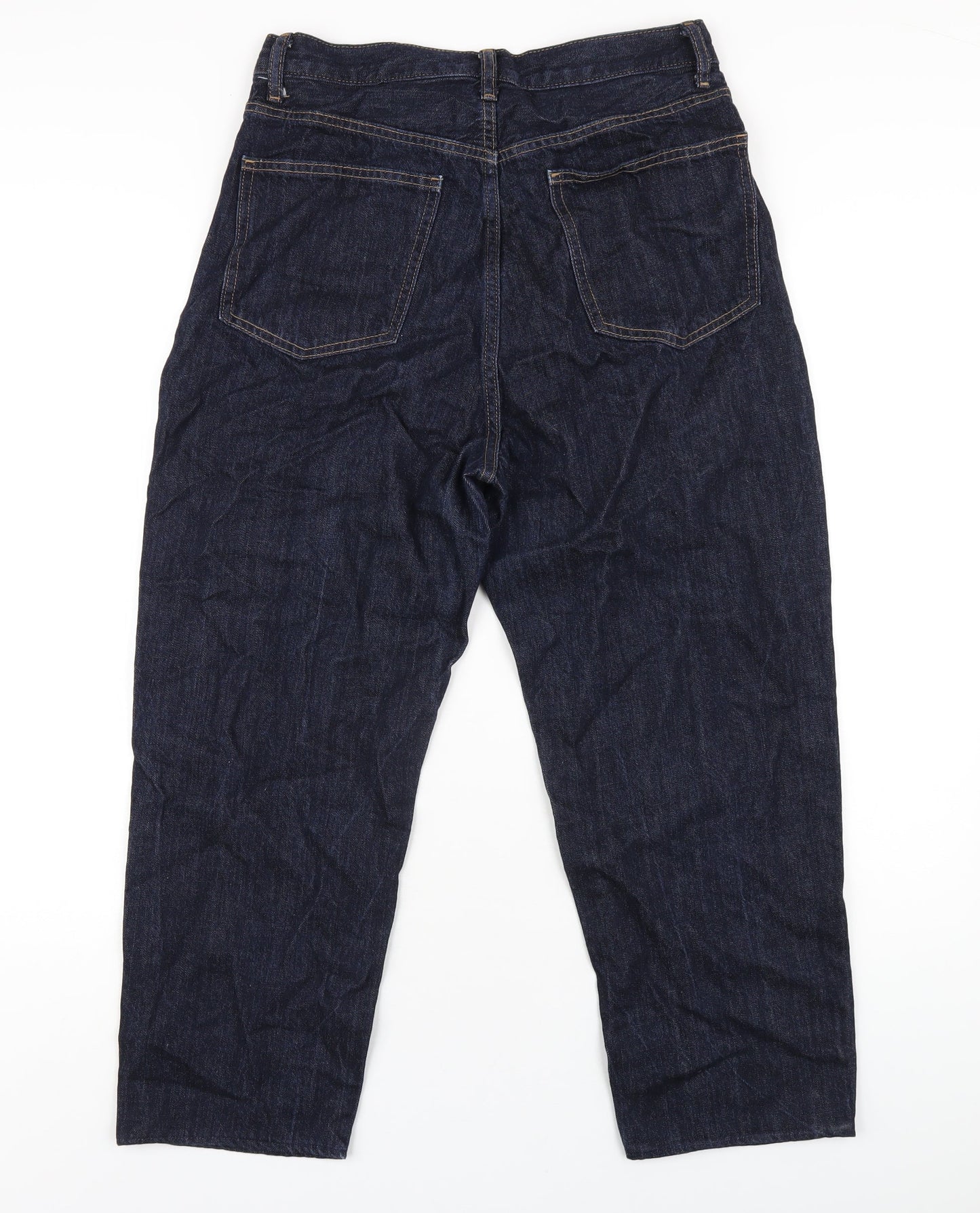 Uniqlo Mens Blue Cotton Tapered Jeans Size 29 in L25 in Regular Zip