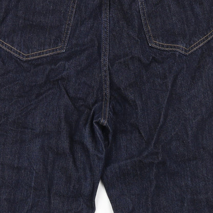 Uniqlo Mens Blue Cotton Tapered Jeans Size 29 in L25 in Regular Zip