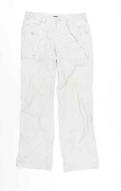 Womens UK Size 6 Gap Regular Fit  Grey Trousers