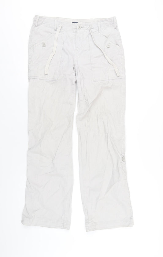 Womens UK Size 6 Gap Regular Fit  Grey Trousers