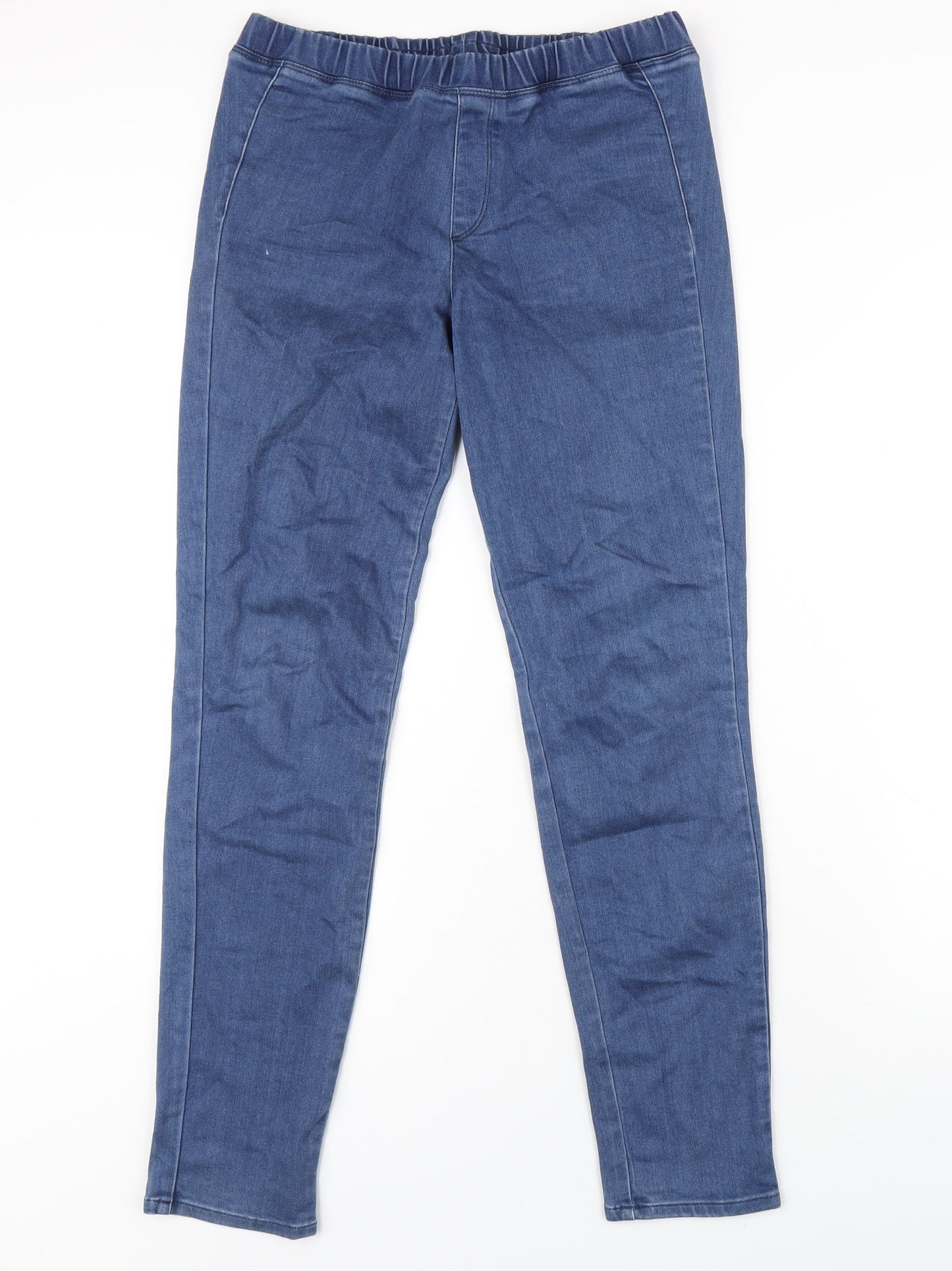 Uniqlo Womens Blue Cotton Jegging Jeans Size M L30 in Regular