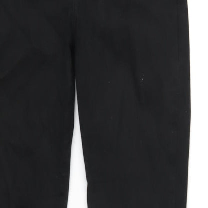 Uniqlo Womens Black Cotton Skinny Jeans Size 28 in L31 in Regular Zip
