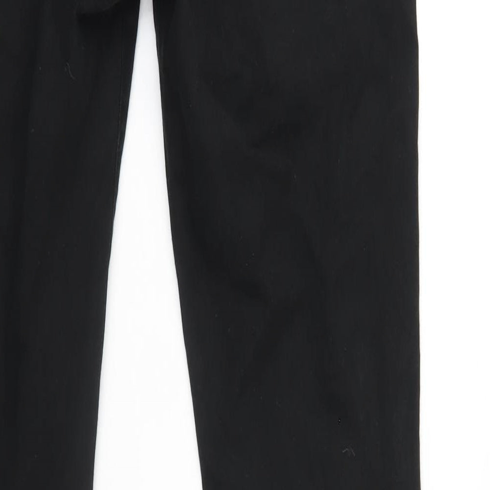 Uniqlo Womens Black Cotton Skinny Jeans Size 28 in L31 in Regular Zip