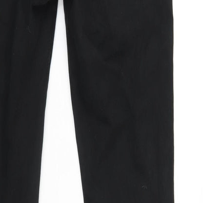 Uniqlo Womens Black Cotton Skinny Jeans Size 28 in L31 in Regular Zip