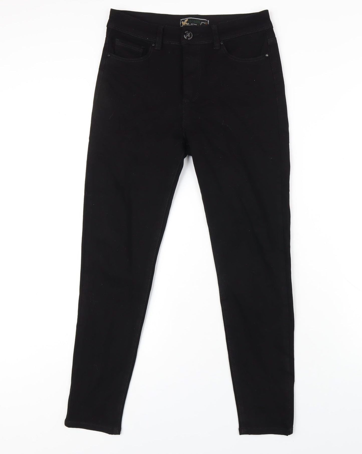 La Carte Womens Black Cotton Skinny Jeans Size 28 in L28 in Regular Zip
