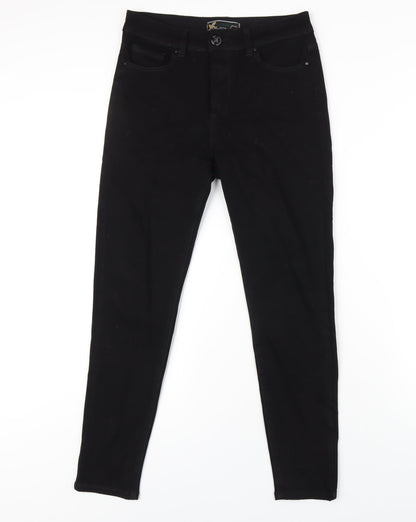 La Carte Womens Black Cotton Skinny Jeans Size 28 in L28 in Regular Zip
