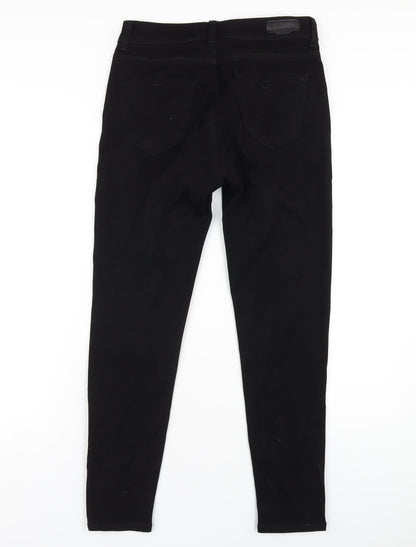 La Carte Womens Black Cotton Skinny Jeans Size 28 in L28 in Regular Zip