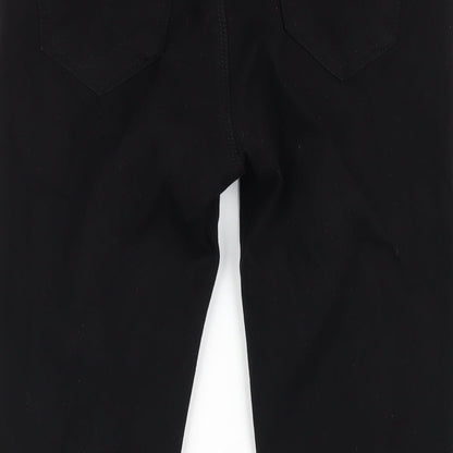 La Carte Womens Black Cotton Skinny Jeans Size 28 in L28 in Regular Zip