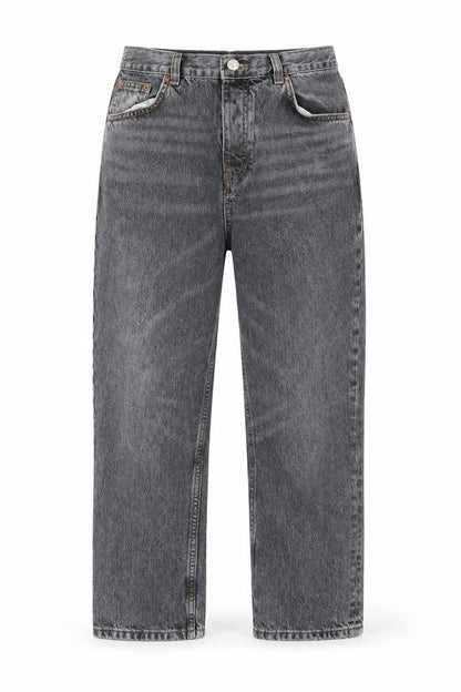 Womens UK Size 30 in Topshop Regular Fit Straight Grey Jeans