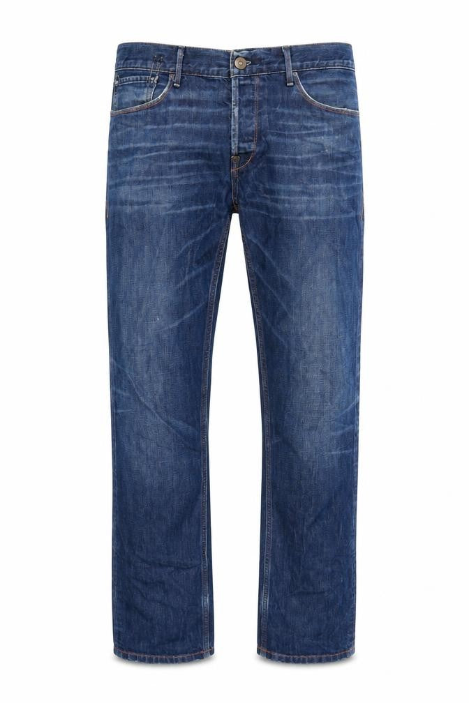 Mens UK Size 33 in Kyrre Regular Fit Straight Blue Jeans