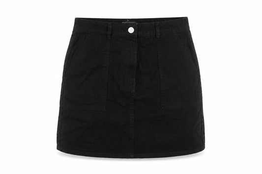 Womens UK Size 10 Papaya A-Line Denim Skirt