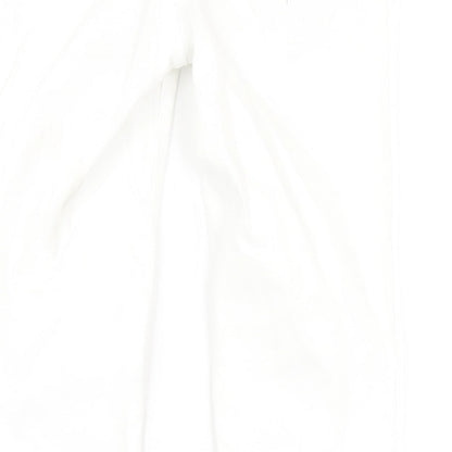 Womens UK Size 10 Toxik3 Regular Fit Skinny White Jeans